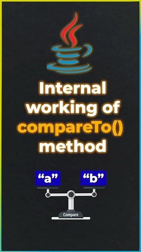 Jatin Shharma on Instagram: "Working of CompareTo() method in Java #java #javaprogrammer #javacoding #qaautomation #testautomation #seleniumwebdriver #sdet #coding"