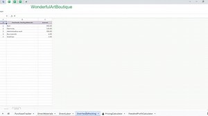Pricing Markup Template Product Costing Spreadsheet Excel Product Planner Google Sheets Pricing Tool for Small Business Profit Management - Etsy