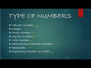 🎓 IGCSE Maths – Number System: Types of Numbers Explained!