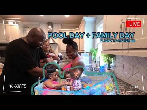 POOL DAY WITH THE GIRLS + FAMILY DAY !!! (HILARIOUS)