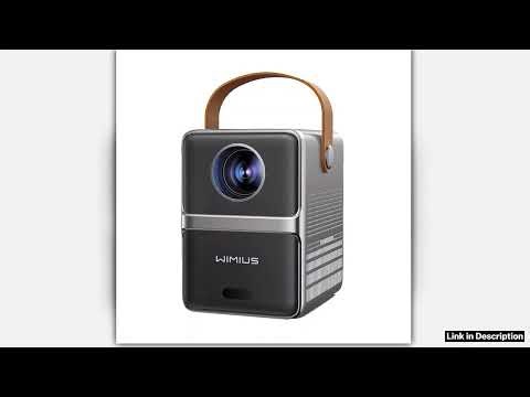 Wimius Portable 1080P Projector 18000L 5G WiFi Bluetooth Theater Projector Support Full HD 1080P Di