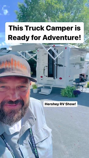 This Northern Lite truck camper (the 10-2EXCD LE w/ Dry Bath) is rugged and ready for adventure but it is also elegant and comfortable on the inside. The hardwood cabinetry and leatherette dinette are highlights as is the dry bath, ample storage, and well-appointed kitchen with plenty of counter space for coffee and food prep. #gorving #truckcamper #rvliving #rvlife #rvadventures #truckcampers #lifeoutside @Go_Rving