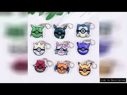 Pokémon Repeat Ball Cute Acrylic Keychain Accessories Pikachu Charizard Bag Charm Backpack Pendant K