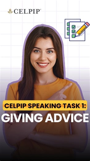 🎤 CELPIP Speaking Task 1: Giving Advice | Sample Answer Struggling with CELPIP Speaking Task 1? Not sure how to structure your answer or sound confident within the time limit? You’re not alone—and that’s exactly why we’re here! In this sample response, you’ll learn how to: ✔️ Understand the situation quickly ✔️ Give clear, practical advice ✔️ Organize your ideas logically ✔️ Use natural, fluent English within 90 seconds This task tests your ability to advise, explain, and support someone clearl