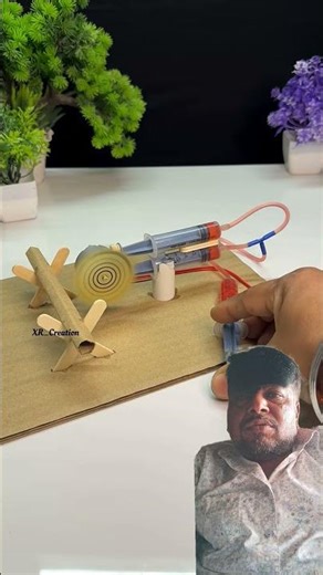 New Hydraulic Cutter machine with Dcmotor #dcmotor​ #project​ #motorbuilding​ #tech​ #experiment​