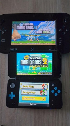 Super Mario Bros- Nintendo Wii U vs New 2DS XL Speed Comparison
