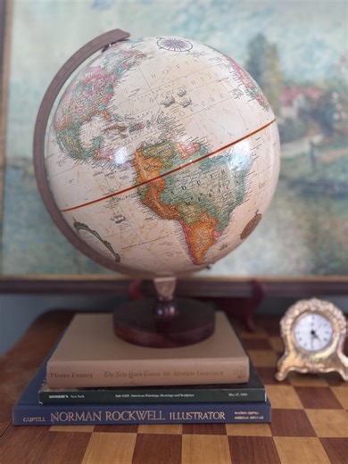 Replogle World Classic Globe, 12 Inch, Vintage Style Wood Base - Etsy