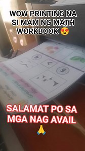 Nagpprint na sila ng MATH WORKBOOK, papahuli kapa ba????? #titserjeyn #kinder #mathematics #mathworksheets | Titser Jeyn