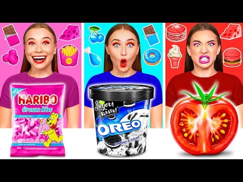Food of The Same Colors Challenge | Food Battle by Fun Challenge