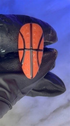 Easy Basketball Nail Art Tutorial 🏀 #shorts