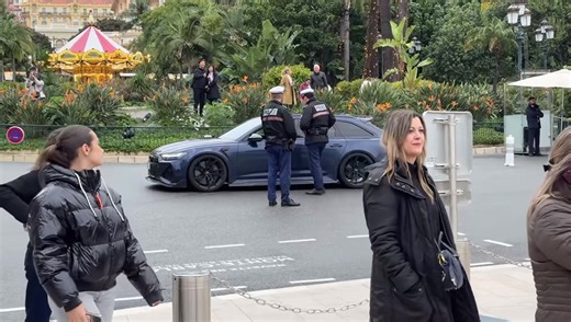 Police Chase Audi ABT RS6 Legacy Edition in Monaco