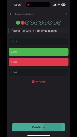 # 16 - Cambridge 6th Math - Rounding #learning_bear