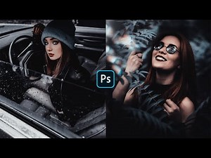 Moody Dark Blue Color Grading Effect in Photoshop + FREE Photoshop Action