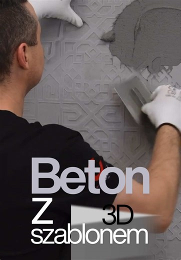 Beton Architektoniczny z Szablonem 3D Instrukcja Krok po Kroku Jak Zrobić | Poradnik wideo jak wykonać beton architektoniczny z szablonem #econcreto #beton #dlaciebie #betonarchitektoniczny #szablon