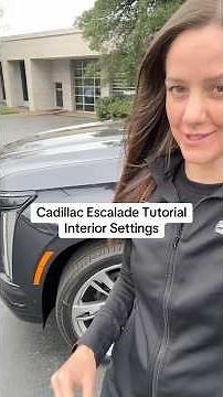 in case you like the details. 2026 Cadillac Escalade settings explained in depth