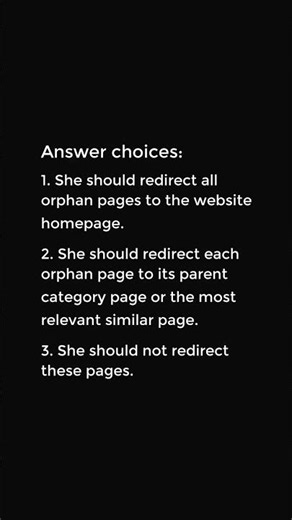 Jenny is in charge of creating the URL mapping file for her company's website migration project.