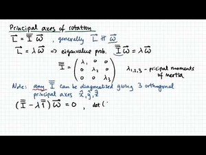 Principal Axes of Rotation