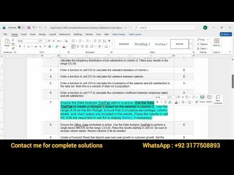 Exp25_Excel_ch08_cumulativeassessment_employee_satisfaction |Excel Chapter 8 Cumulative Satisfaction