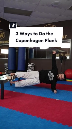 Copenhagen Plank Variations for Taekwondo Training