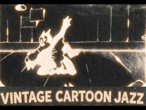 1929 - The Night Club | Reverse Glow Canvas | Vintage Cartoon & Jazz