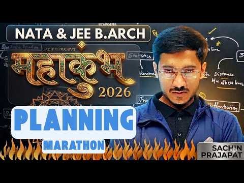 Big Mahakumbh Planning | JEE(B.Arch) 2026 | Free Crash Course | Sachin Prajapat | Safal Together