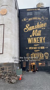 The Sunshine Mill winery opened 15 years ago inside the former Sunshine Biscuit Company flour mill in The Dalles. Built in 1911, it was the third mill on the site. (The first two burned down. Flour dust, it turns out, is highly combustible.) The decor of the Sunshine Mill Winery in The Dalles might best be described as “grandma’s bomb shelter.” Framed vintage embroidery pieces hang next to “danger” signs. Gold-painted flour chutes frame the back of the bar counter. Mini chandeliers provide moody