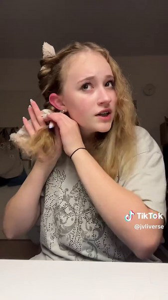 Lockentutorial 💕 #lockentutorial #locken #dauerwelle #tutorial #overnightcurlsresults