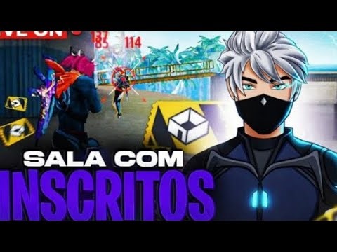 FREE FIRE 🔴AO VIVO 🔴4X4 E MUITAS SALINHAS PERSONALIZADAS 🔴X1 DOS CRIA 6V6 🔴XTREINO!!