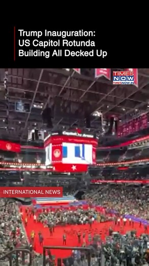 4.3K views · 18 reactions | Trump Inauguration: US Capitol Rotunda Building Is All Decked Up For Grand Oath-Taking #DonaldTrump #TimesNow #TimesNowNews | TIMES NOW | Facebook