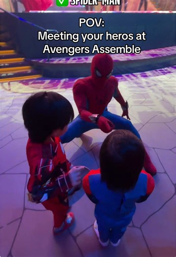 They met every Avenger… except the one he wanted most. 🥲 Still one of the coolest moments at the Avengers Assemble show on the #DisneyAdventure — my boys even got picked to join the show and high-five the heroes. ⚡️Remember to go early and grab a spot in the front for the Avengers meet and greet at the end! ⚡️The 8pm show is more beautiful than the 6pm one because of the lighting effects! ⚡️Mic up your kids to hear their reactions! 😍 #AvengersAssemble #IronMan #Spiderman #disneyadventurecruise
