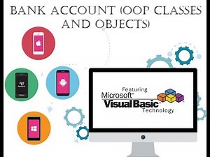 Visual Basic Programming Tutorial with code - Bank Account (OOP Classes and Objects)