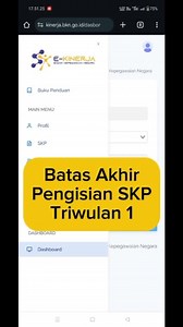 Batas Akhir Pengisian e-Kinerja Triwulan 1 Tahun 2025 #skp #ekinerja #bataspengisianskpbkn #skpbkn #skpasn #kinerjaasn | Arfhy Rendra