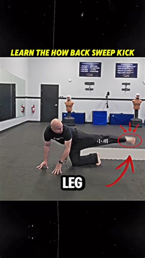 Learn how back sweep kick 💀#selfdefense #kick #technique #youtubeshorts