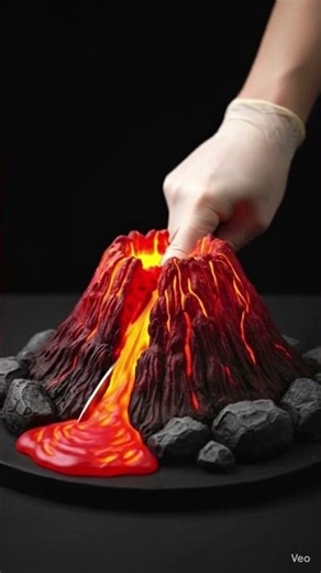Volcano project cake #shorts #viral #usa #india #bangladesh #shreelanka #australia