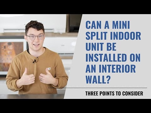 Can a Mini Split Unit be Installed on an Interior Wall?