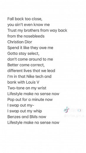 Lithe - Fall Back (Lyrics Video) | Lifestyle Music TikTok Sound