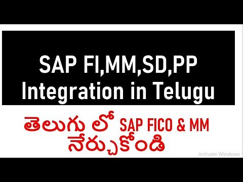 SAP FI,MM,SD,PP Integration Class-SAP FICO Course Videos in telugu| SAP FI ,MM ,SD and PP | Chanu SK