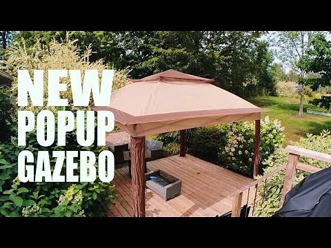 Setting Up Our New Amazon 11X11 Joyside Pop Up Gazebo