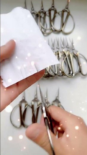 Sharp blade paper-cutting scissors #scissors #handicrafts