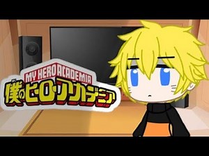 Los personajes de bnha reaccionan a tik toks de Naruto // Gacha club