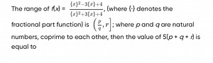 The range of f ( x ) = \frac { \{ x \} ^ { 2 } - 3 \{ x \}   4 ... | Filo