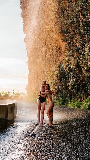 131K views · 141 reactions | Finally got my shower after living out of the van for days . Tag someone who’d love to walk under this waterfall! ⛰️  Cascata Dos Anjos . . . . #inspired #travelreels #eyeofshe #beautifuldestinations #earthday #earth #outdoorsy #portugal #travelandleisure #wonderlust #madeira #cascatadosanjos | Eye of She | Facebook