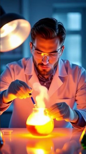 🔥 Amazing Chemical Reaction Experiment in Flask | Science Trick