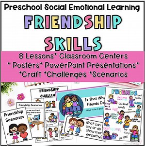 Activities on Friendship For Preschoolers | BUNDLE