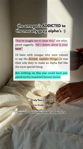 In Truly Yours, the omega CRAVES her alphas knot. Read on #KindleUnlimited
