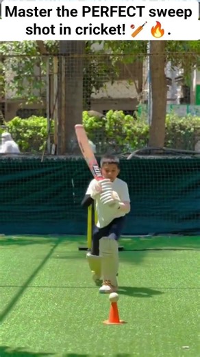 Master the PERFECT sweep shot in cricket! 🏏🔥
