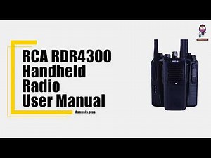 RCA RDR4300 Handheld Radio: Unboxing and Setup Guide