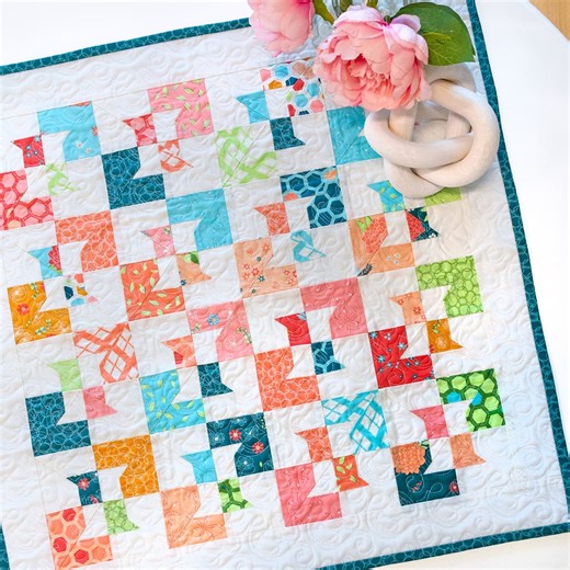 Shortcut Quilt: Charm Pack Spools