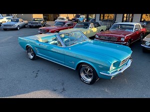 Test Drive 1966 Ford Mustang Convertible SOLD $37,900 Maple Motors #1863