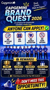 Capgemini Brand Quest 2026 – Full Details Explained!